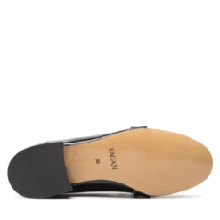 Loafers Sagan 4856 Czarny Lakier/Czarny Welur -CHAUSSURES Soldes loafers sagan 4856 czarny lakier czarny welur 3