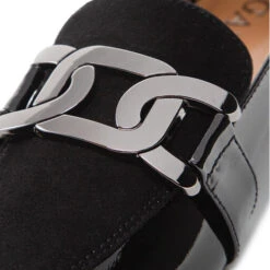 Loafers Sagan 4856 Czarny Lakier/Czarny Welur -CHAUSSURES Soldes loafers sagan 4856 czarny lakier czarny welur 5