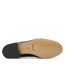 Loafers Sagan 4857 Czarny Lakier/Czarny Welur -CHAUSSURES Soldes loafers sagan 4857 czarny lakier czarny welur 3