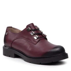 Richelieus & Derbies Nik 05-0625-01-5-27-02 Śliwkowy