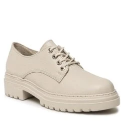 Richelieus & Derbies Ryłko C2RK4_AX Kremowy 8SF